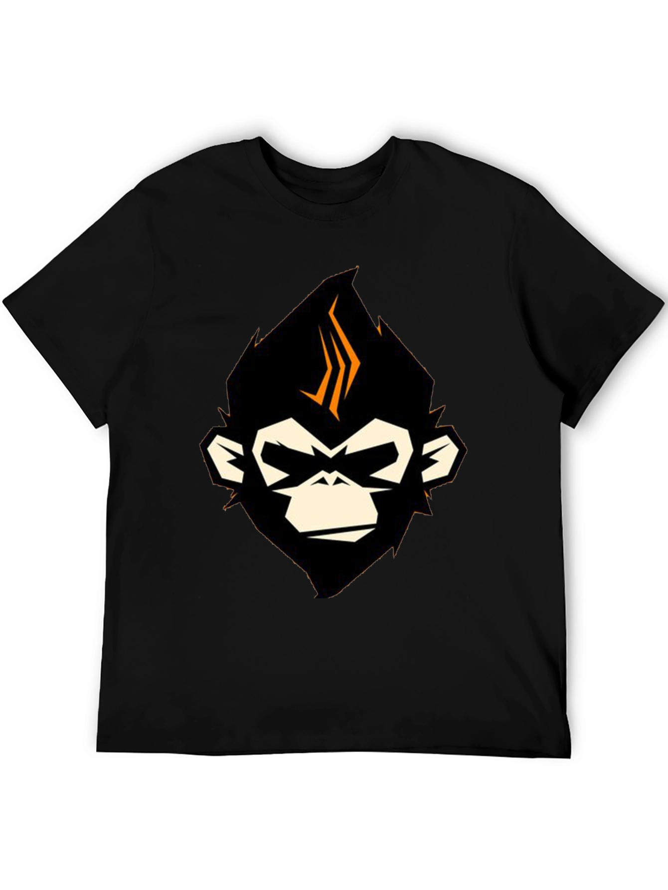 Cool Monkey Graphic Black T-Shirt
