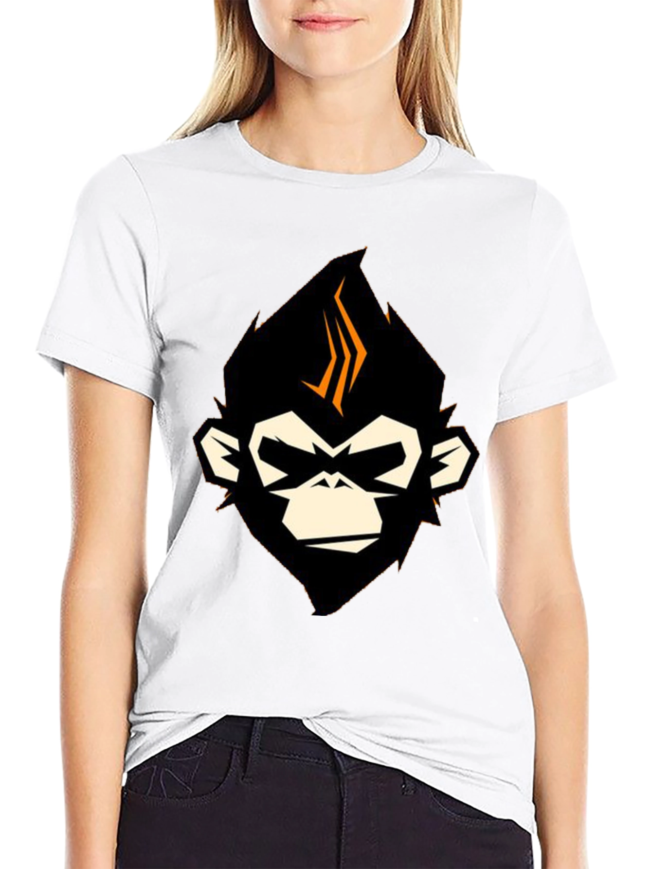 Cool Monkey Graphic Black T-Shirt