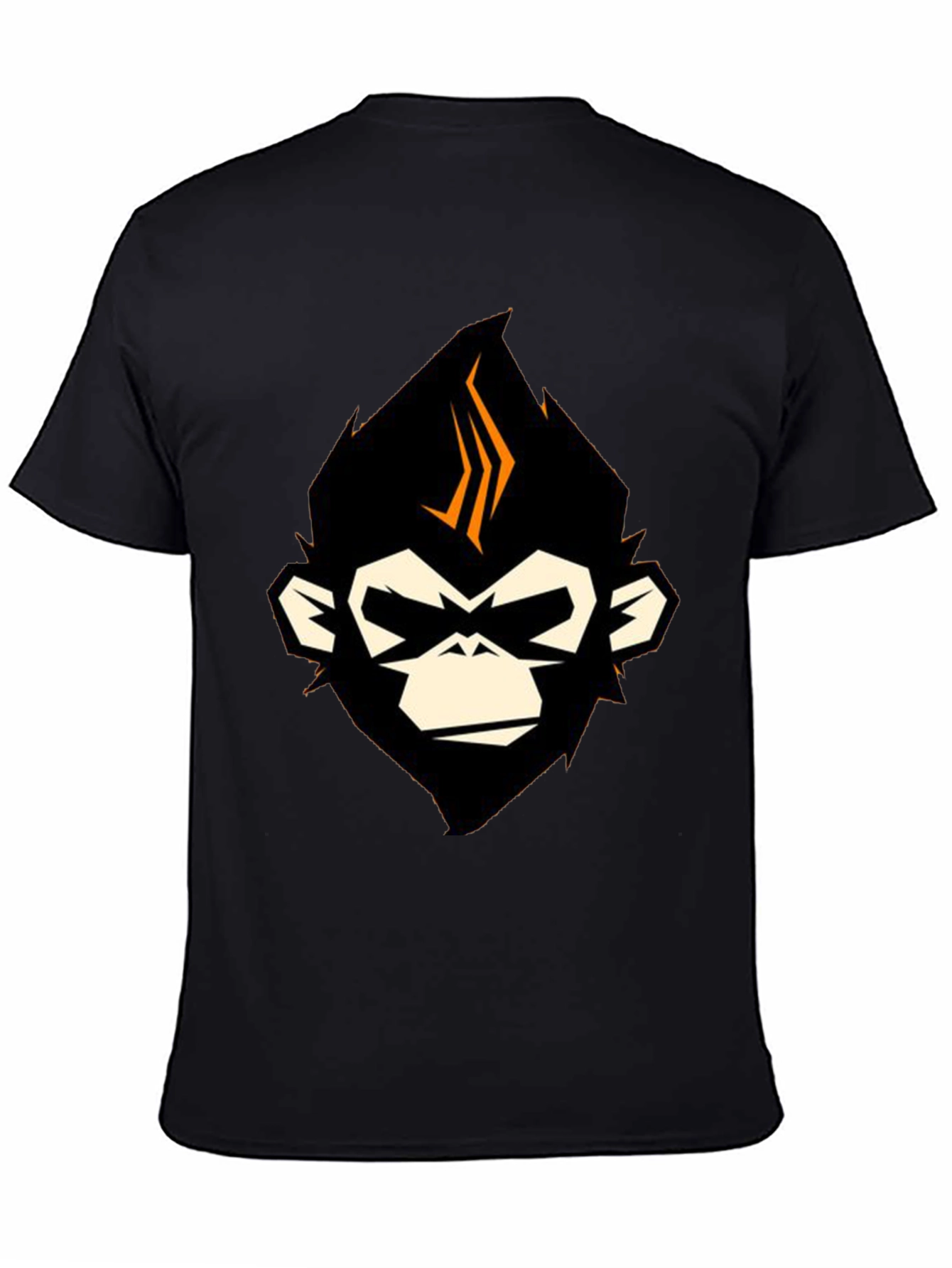 Cool Monkey Graphic Black T-Shirt