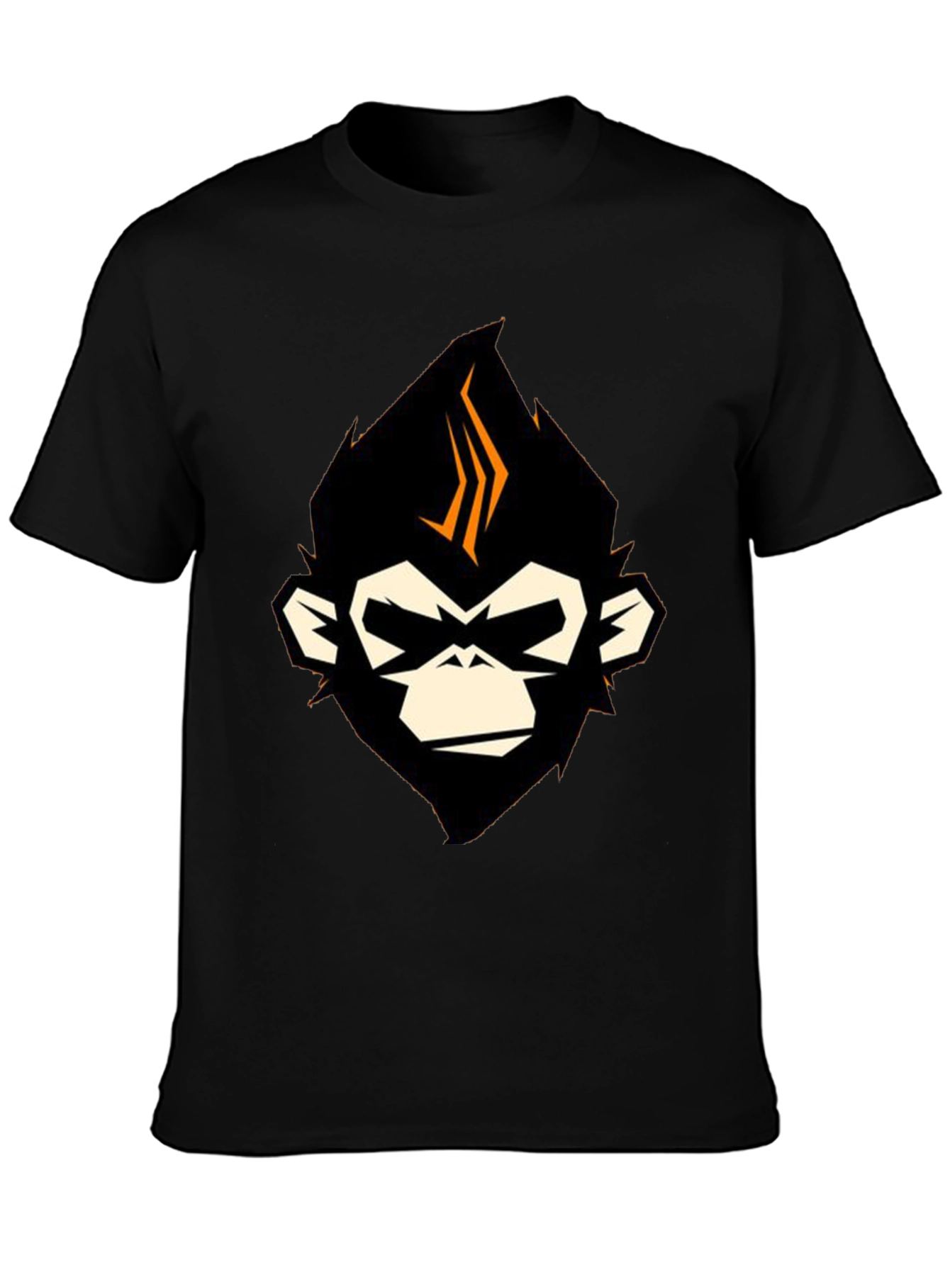 Cool Monkey Graphic Black T-Shirt