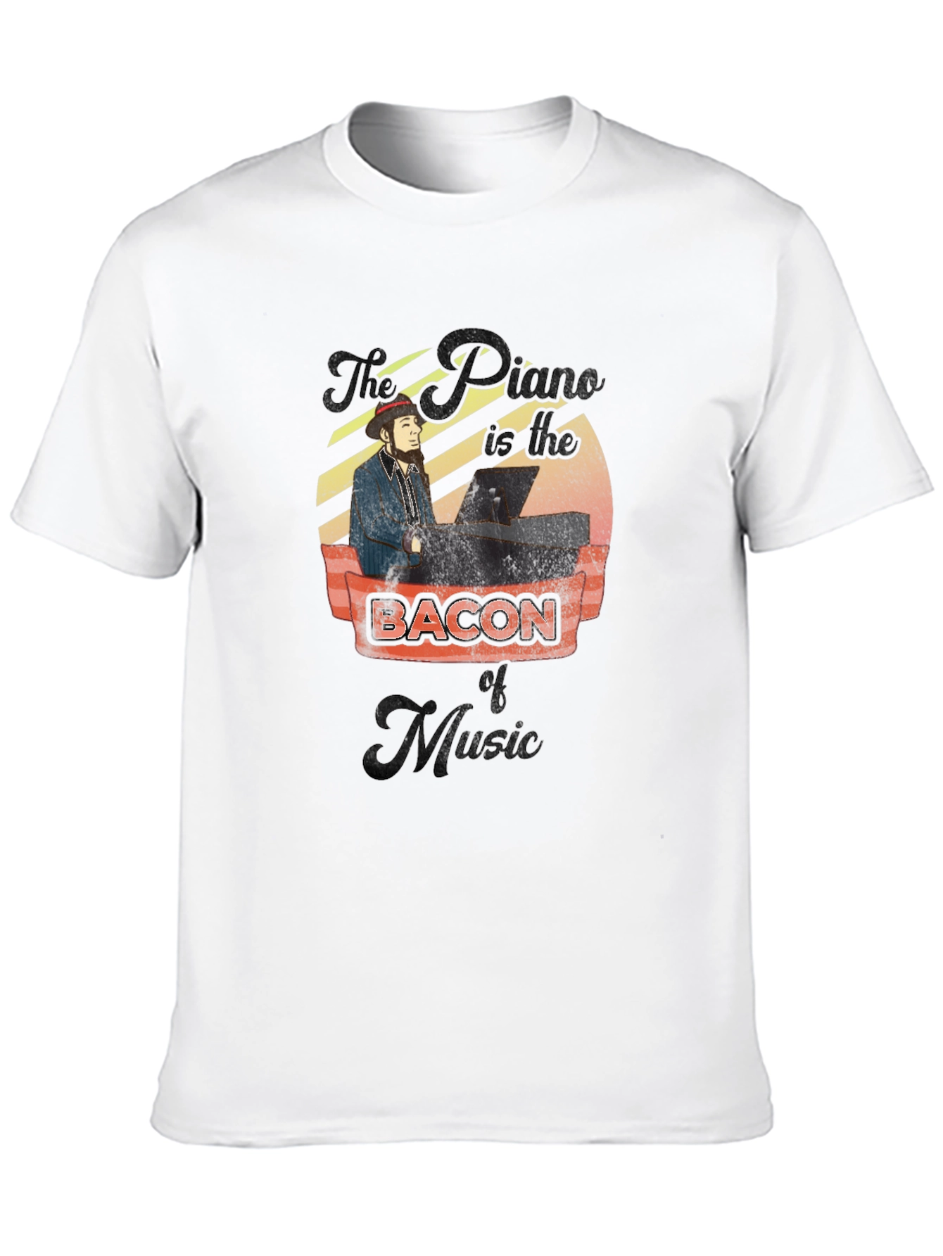 Piano & Bacon Music T-Shirt