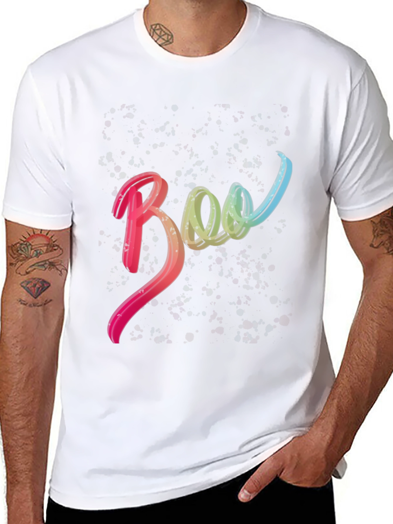 Boo Halloween Graphic Tee - Spooky Season Shirt
