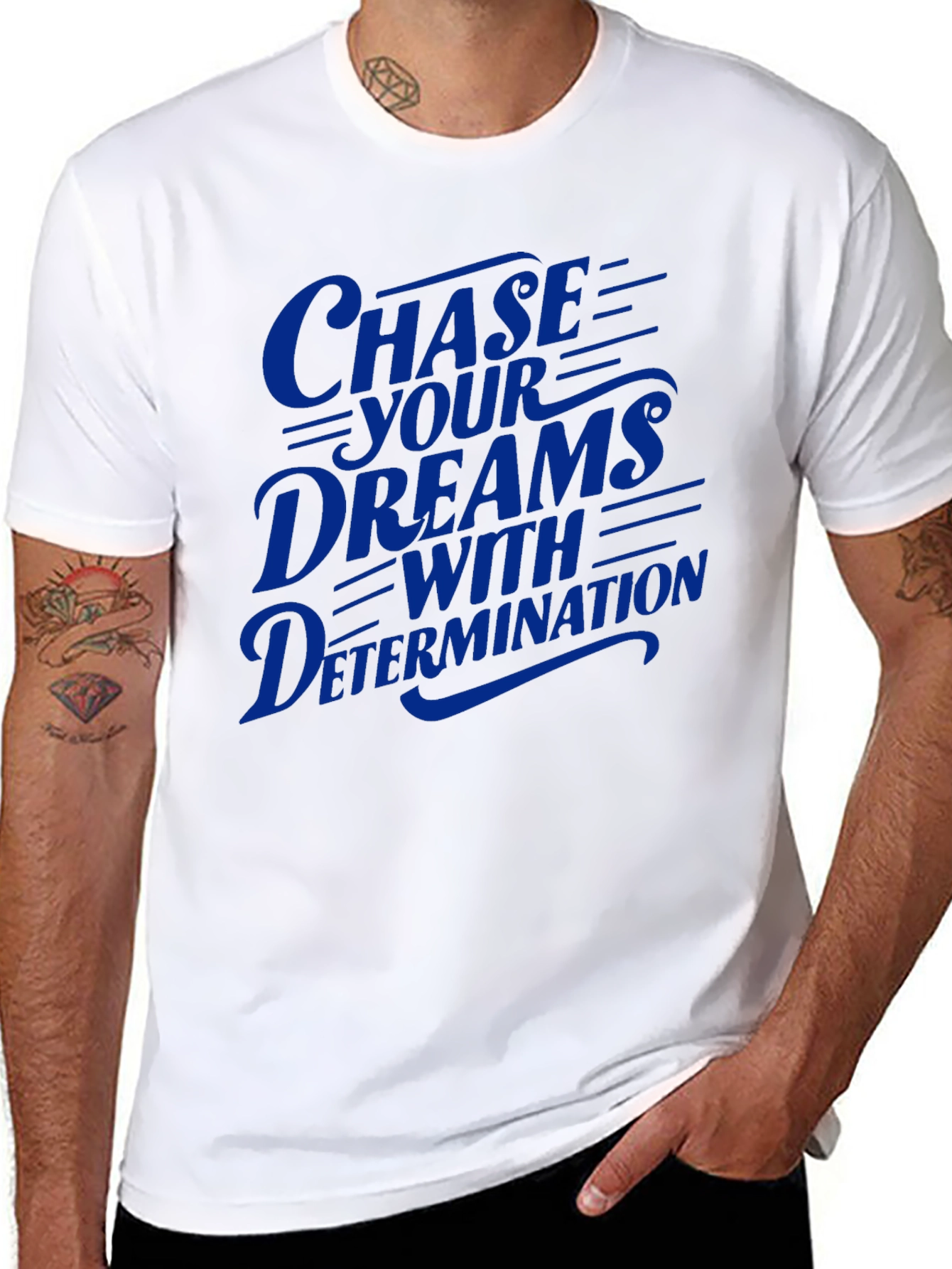 Chase Your Dreams Graphic T-Shirt - Motivational Tee