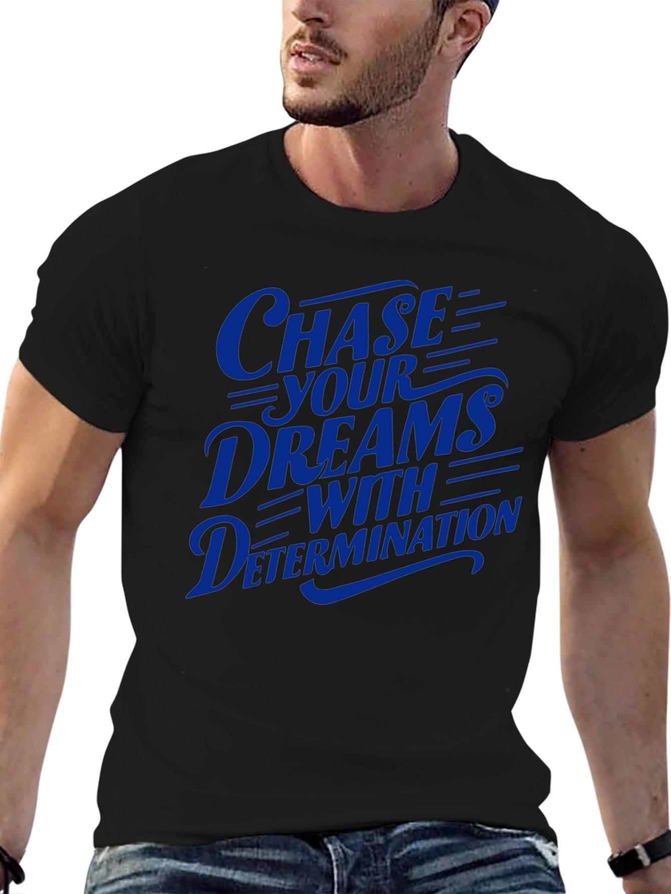 Chase Your Dreams Graphic T-Shirt - Motivational Tee