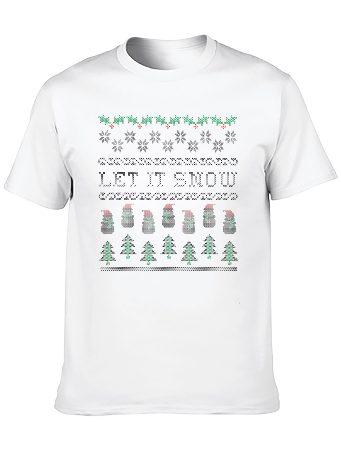 Festive Let It Snow Holiday T-Shirt