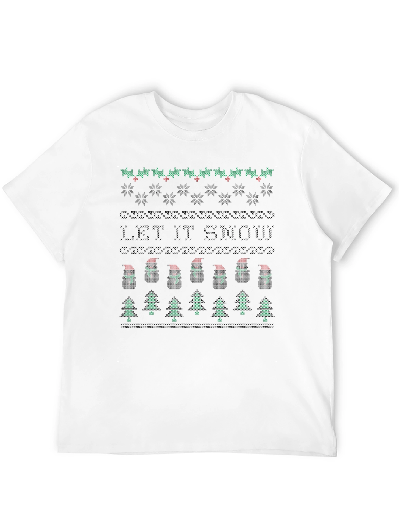 Festive Let It Snow Holiday T-Shirt