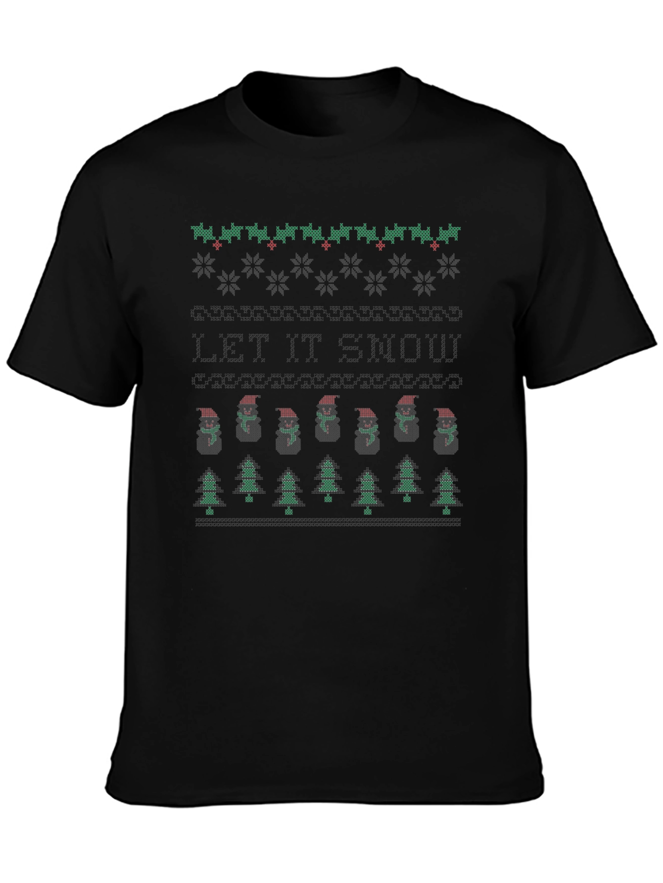 Festive Let It Snow Holiday T-Shirt