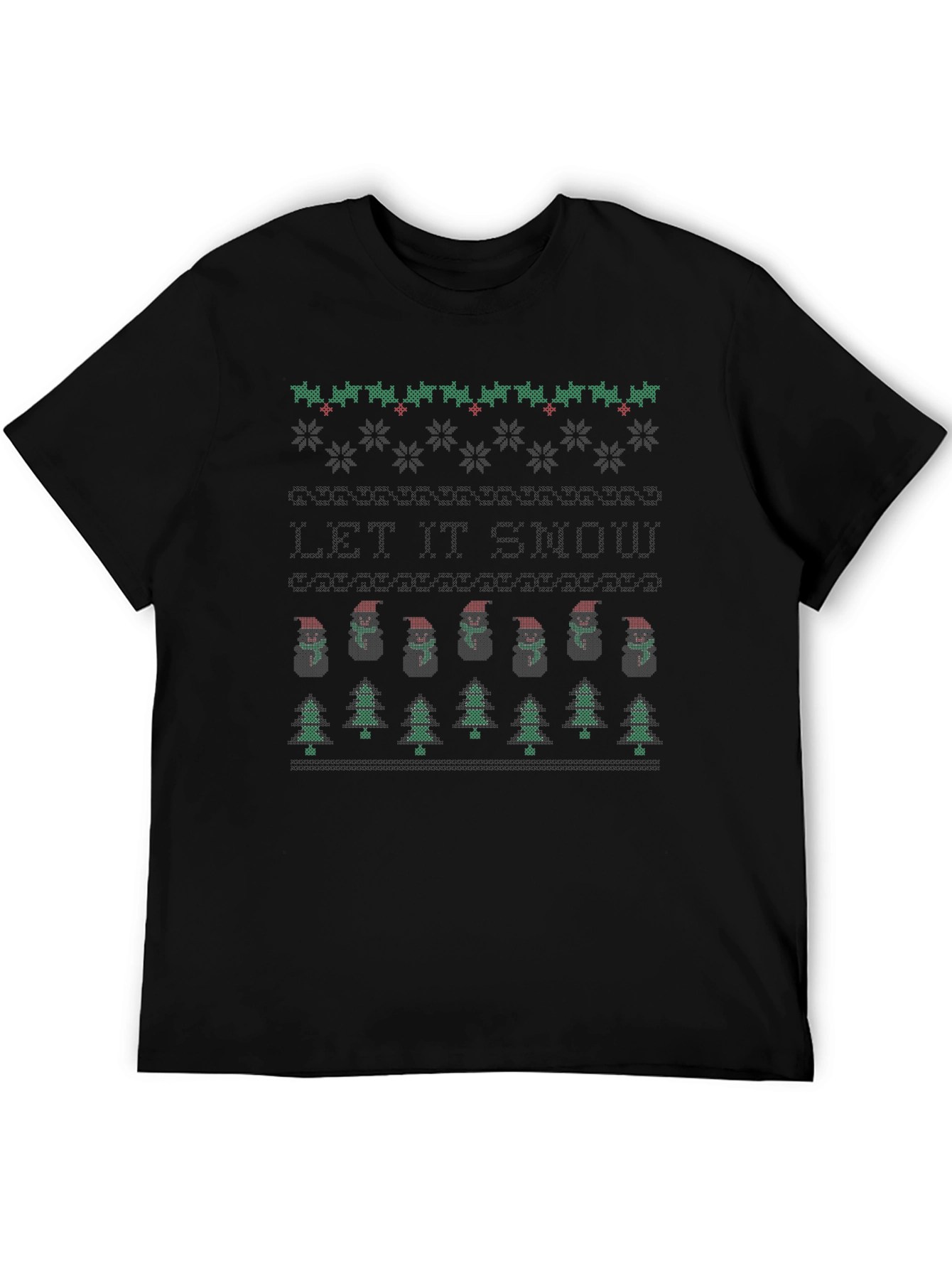 Festive Let It Snow Holiday T-Shirt
