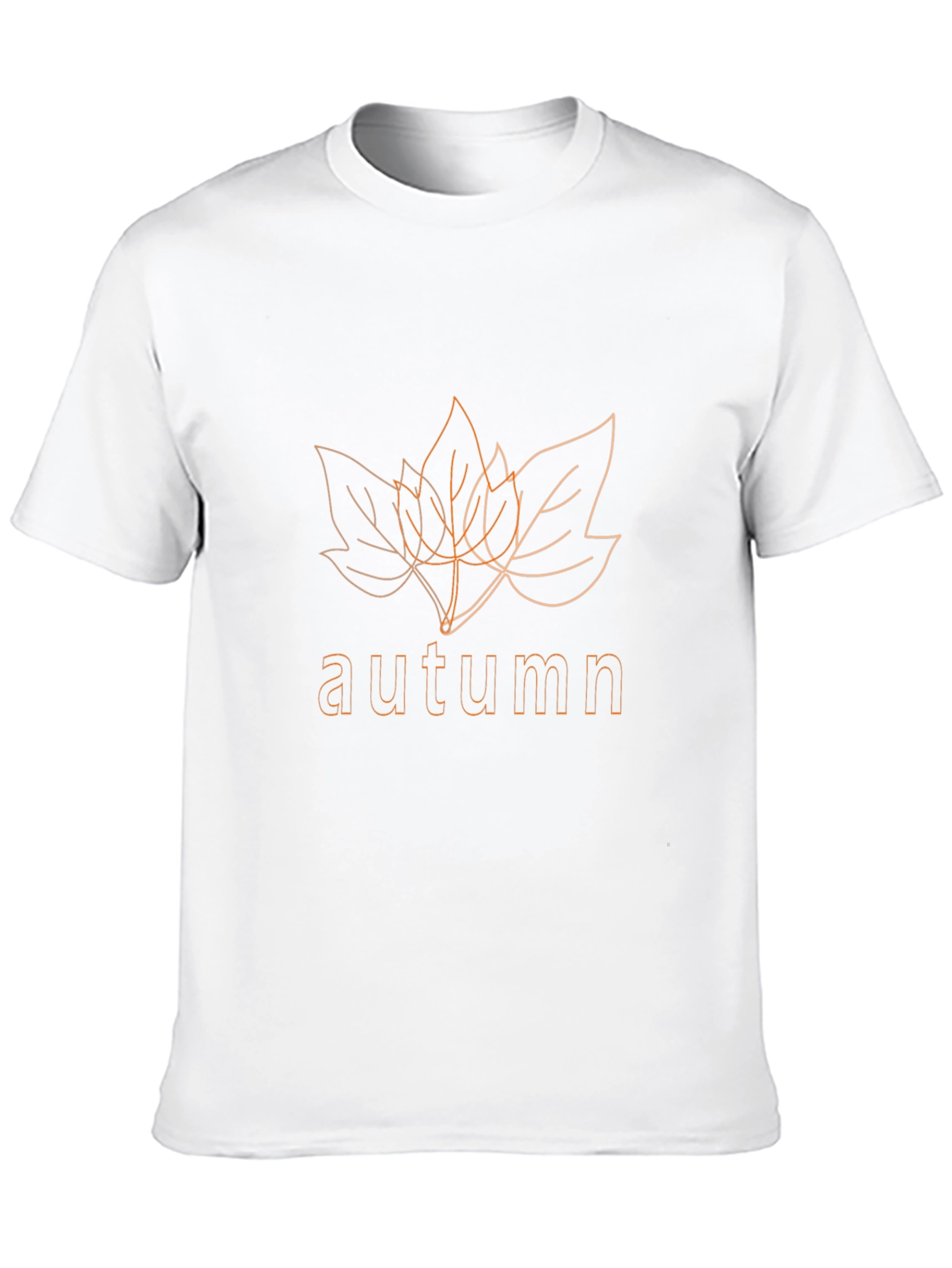 Autumn Leaves Graphic Tee - Stylish Fall Season Shirt