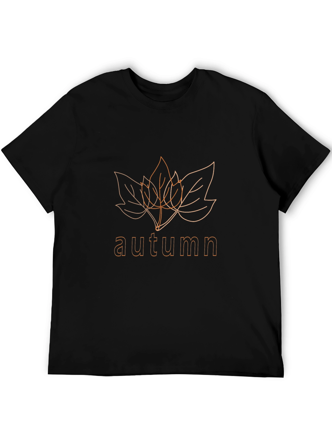 Autumn Leaves Graphic Tee - Stylish Fall Season Shirt