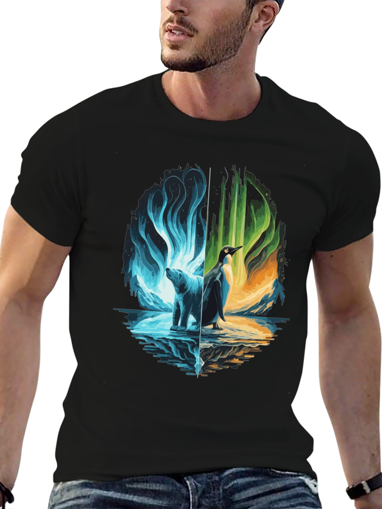 Polar Opposites Graphic Tee