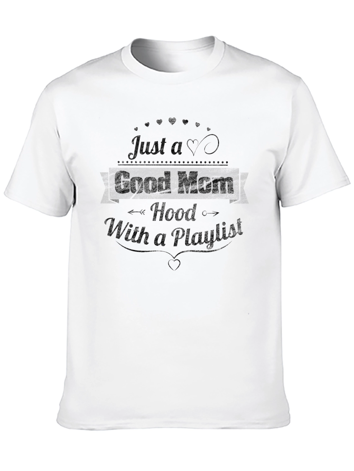 Good Mom Hood Playlist Graphic Tee