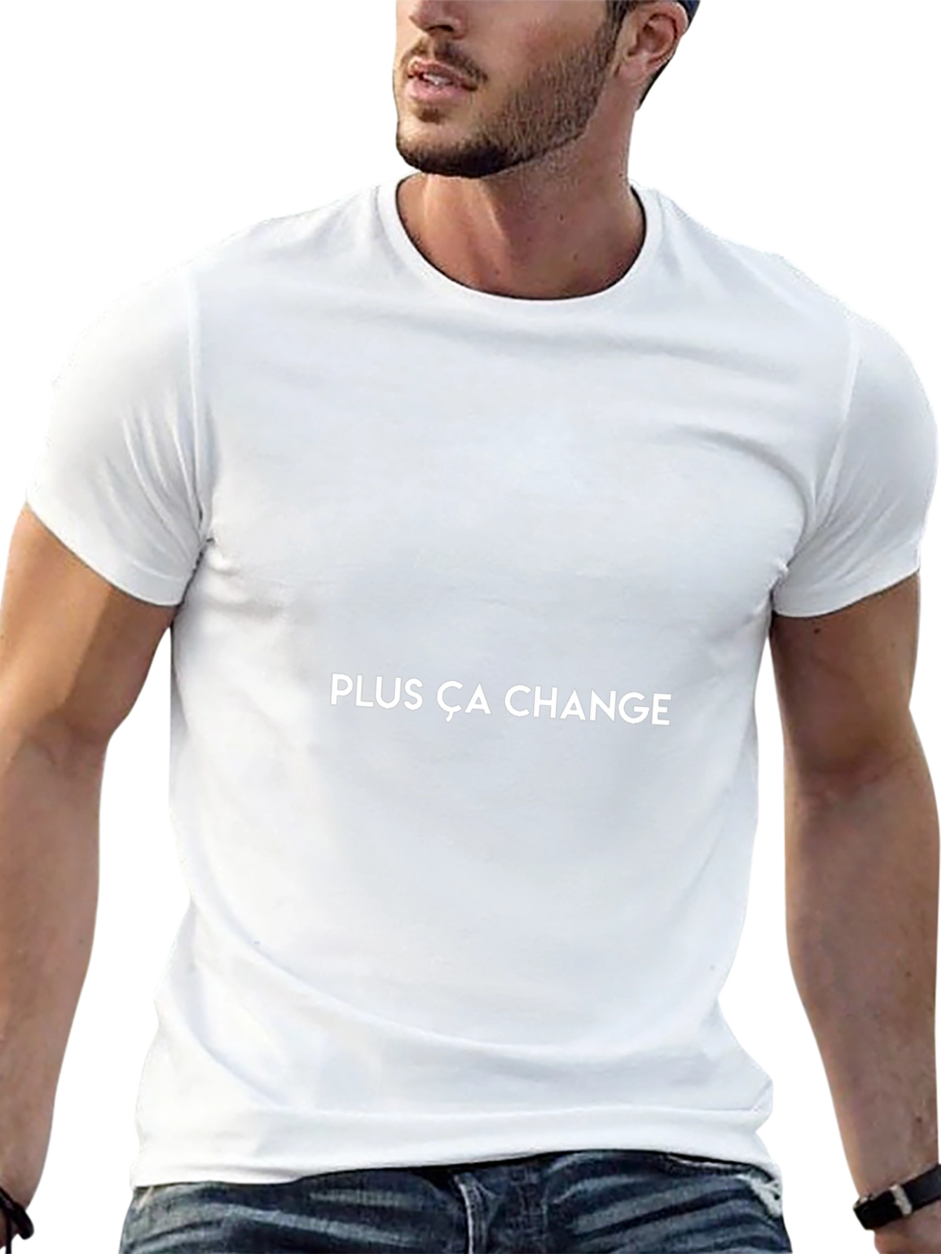 Plus Ça Change Graphic T-Shirt - Black