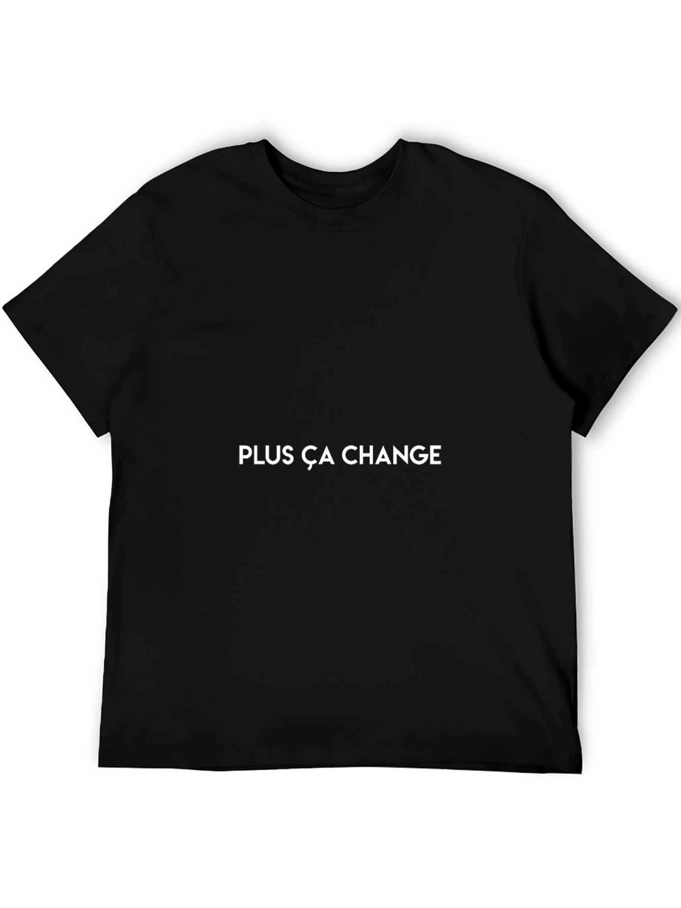 Plus Ça Change Graphic T-Shirt - Black