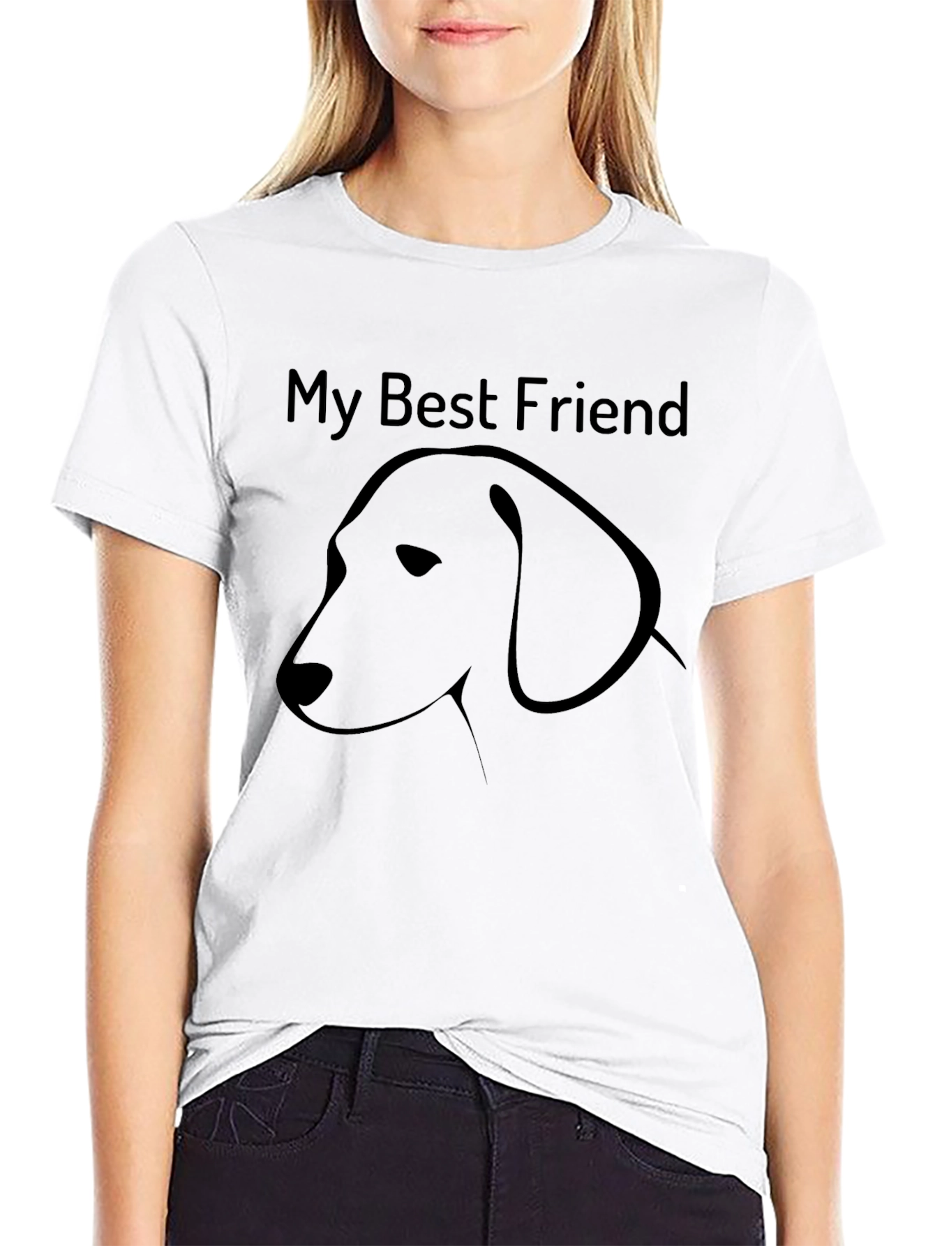 My Best Friend Dog Graphic T-Shirt