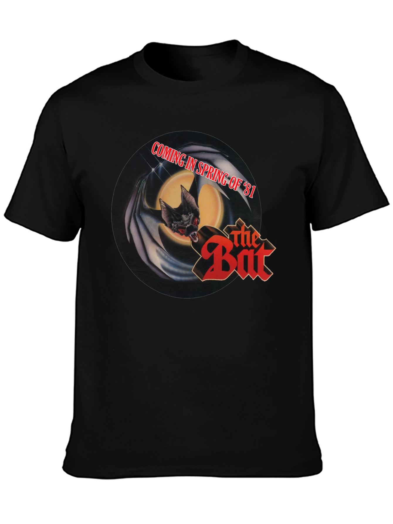 The Bat Movie Promo Black T-Shirt