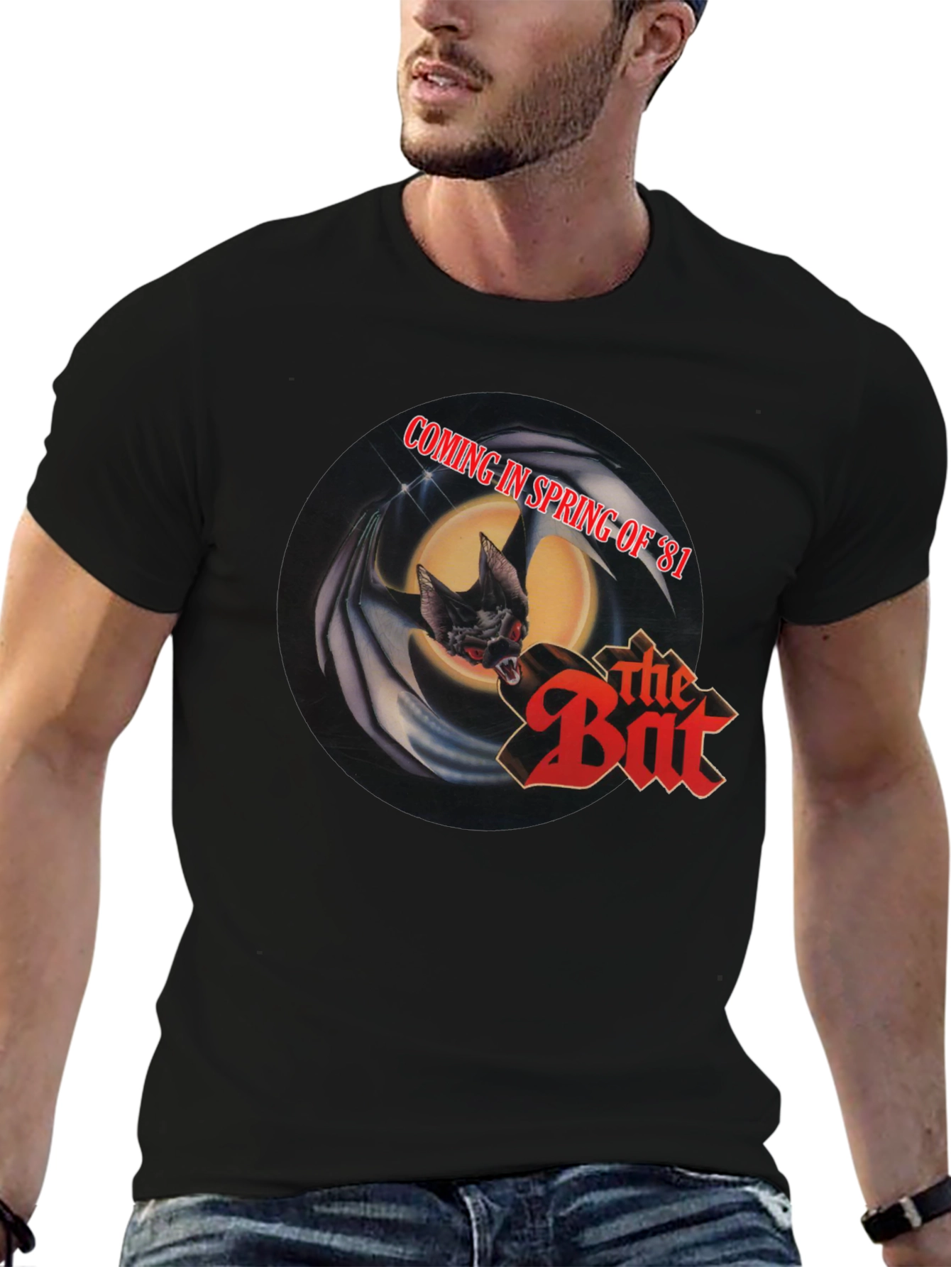 The Bat Movie Promo Black T-Shirt