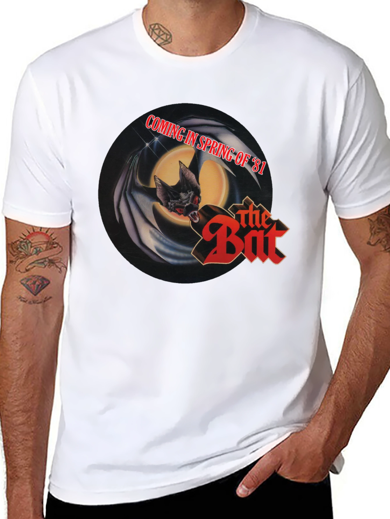 The Bat Movie Promo Black T-Shirt