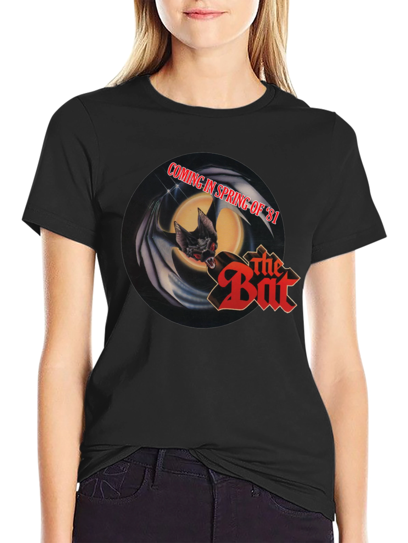 The Bat Movie Promo Black T-Shirt
