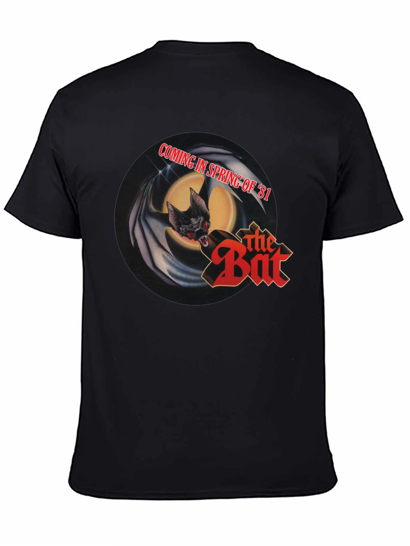 The Bat Movie Promo Black T-Shirt