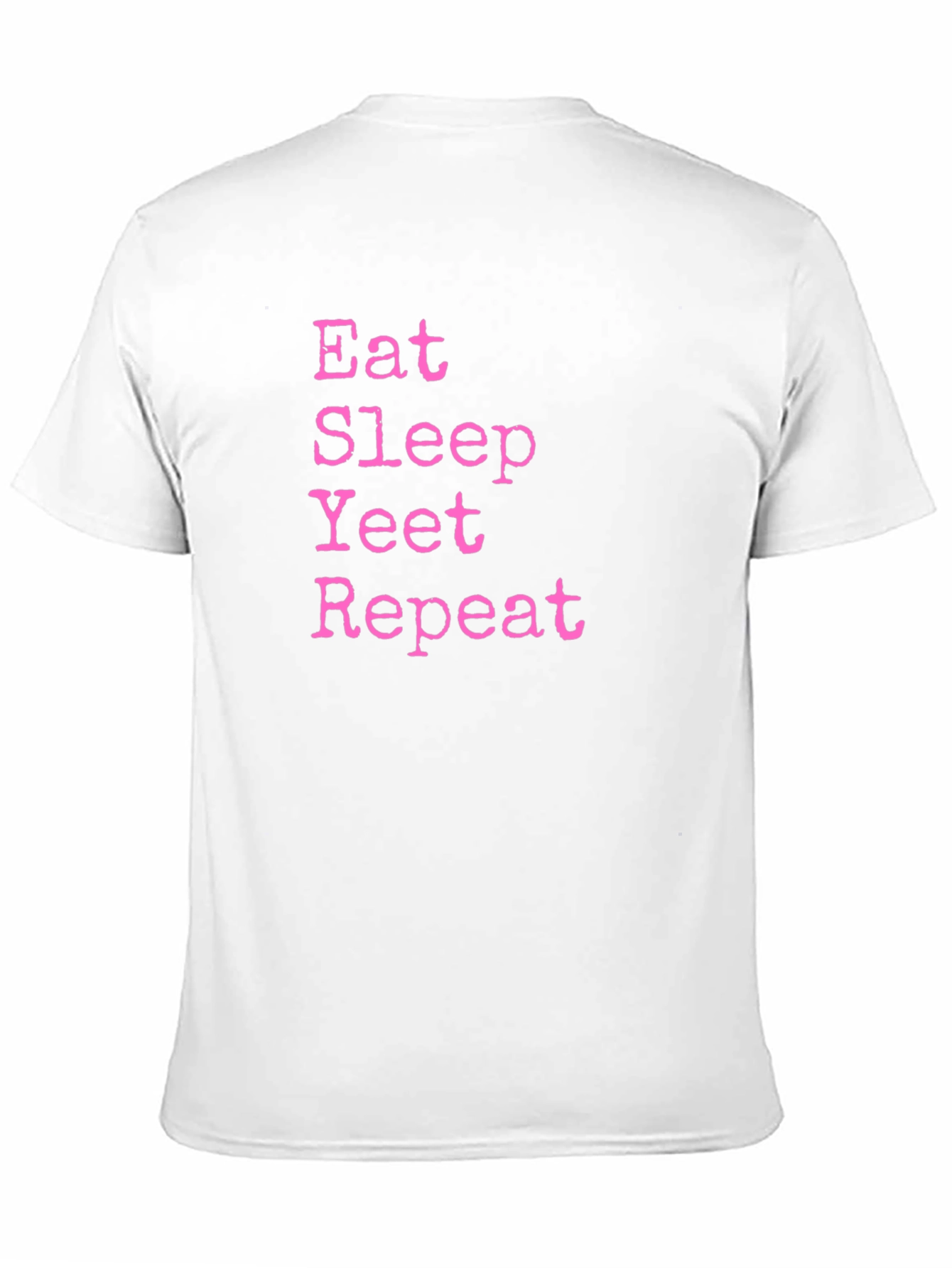 Eat Sleep Yeet Repeat Black T-Shirt