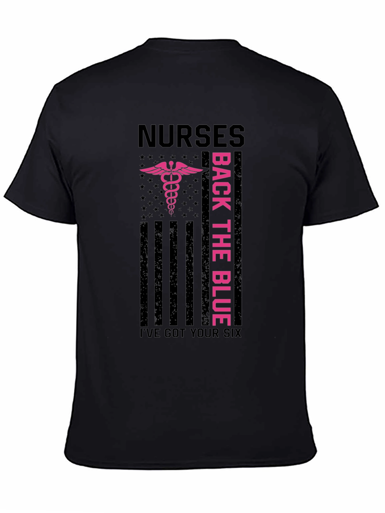 Nurses Back the Blue Graphic T-Shirt