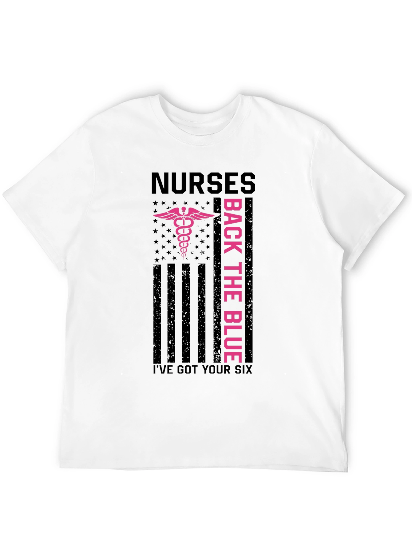 Nurses Back the Blue Graphic T-Shirt