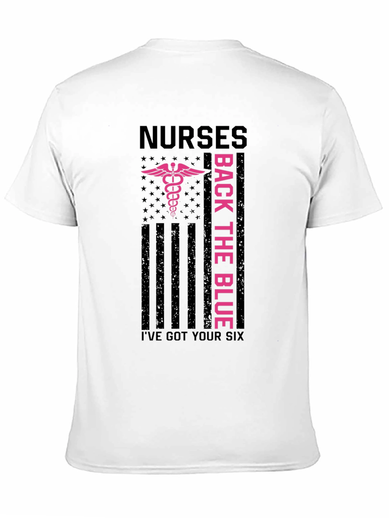 Nurses Back the Blue Graphic T-Shirt