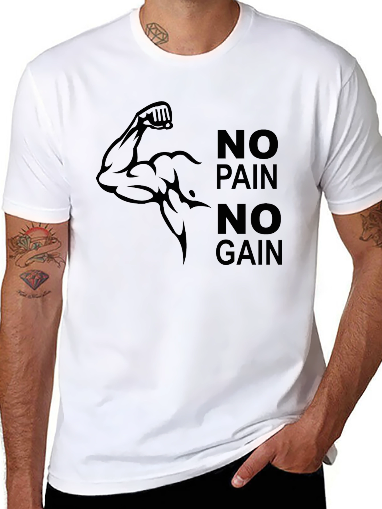 No Pain No Gain Gym T-Shirt