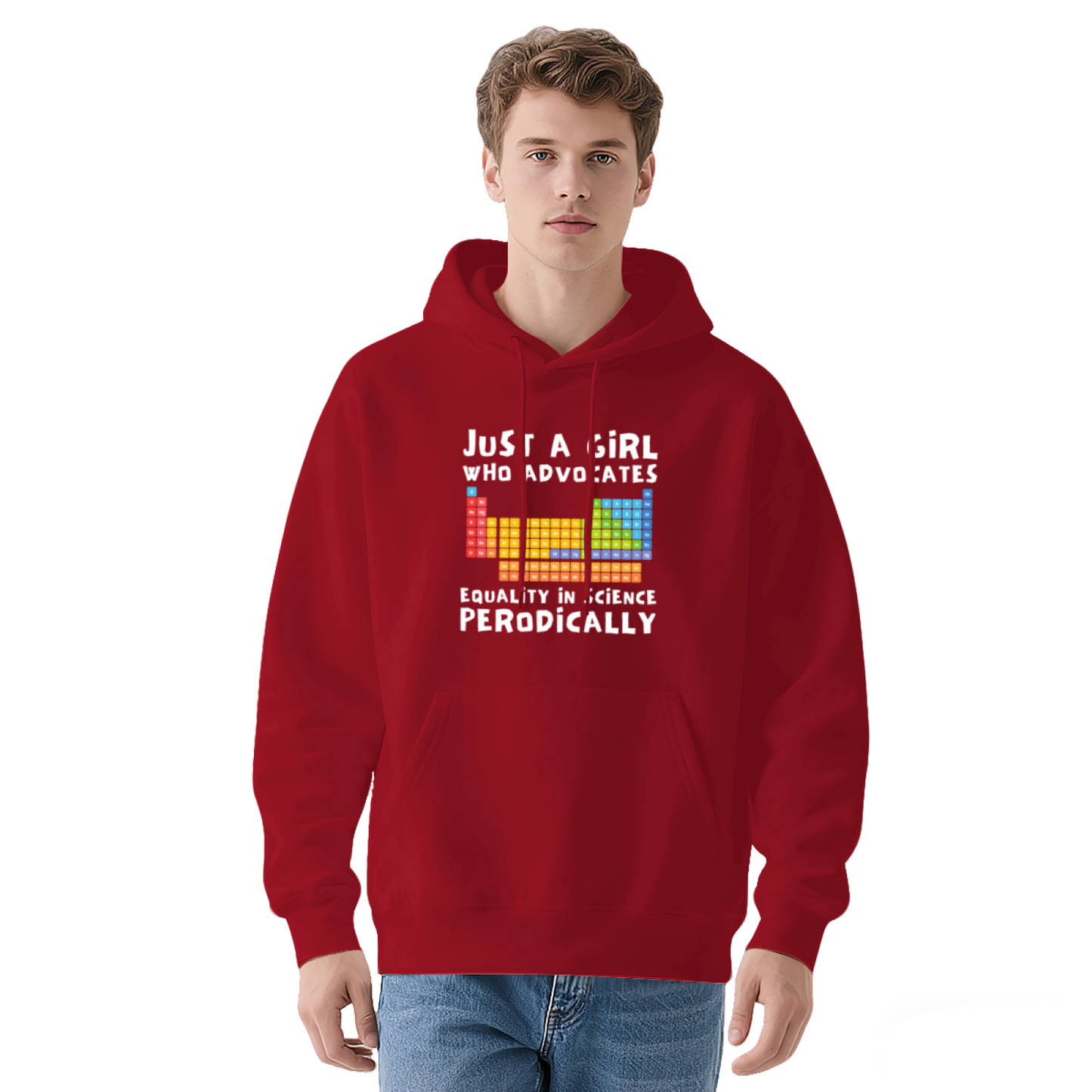 Periodic Table Equality Science Unisex Hoodie, Soft Everyday Wear