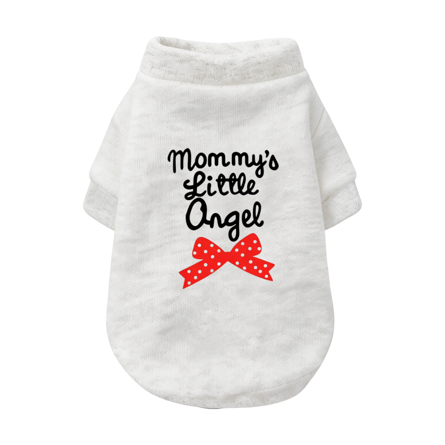 Mommy¡¯s Little Angel Red Bow Cute Dog Clothes