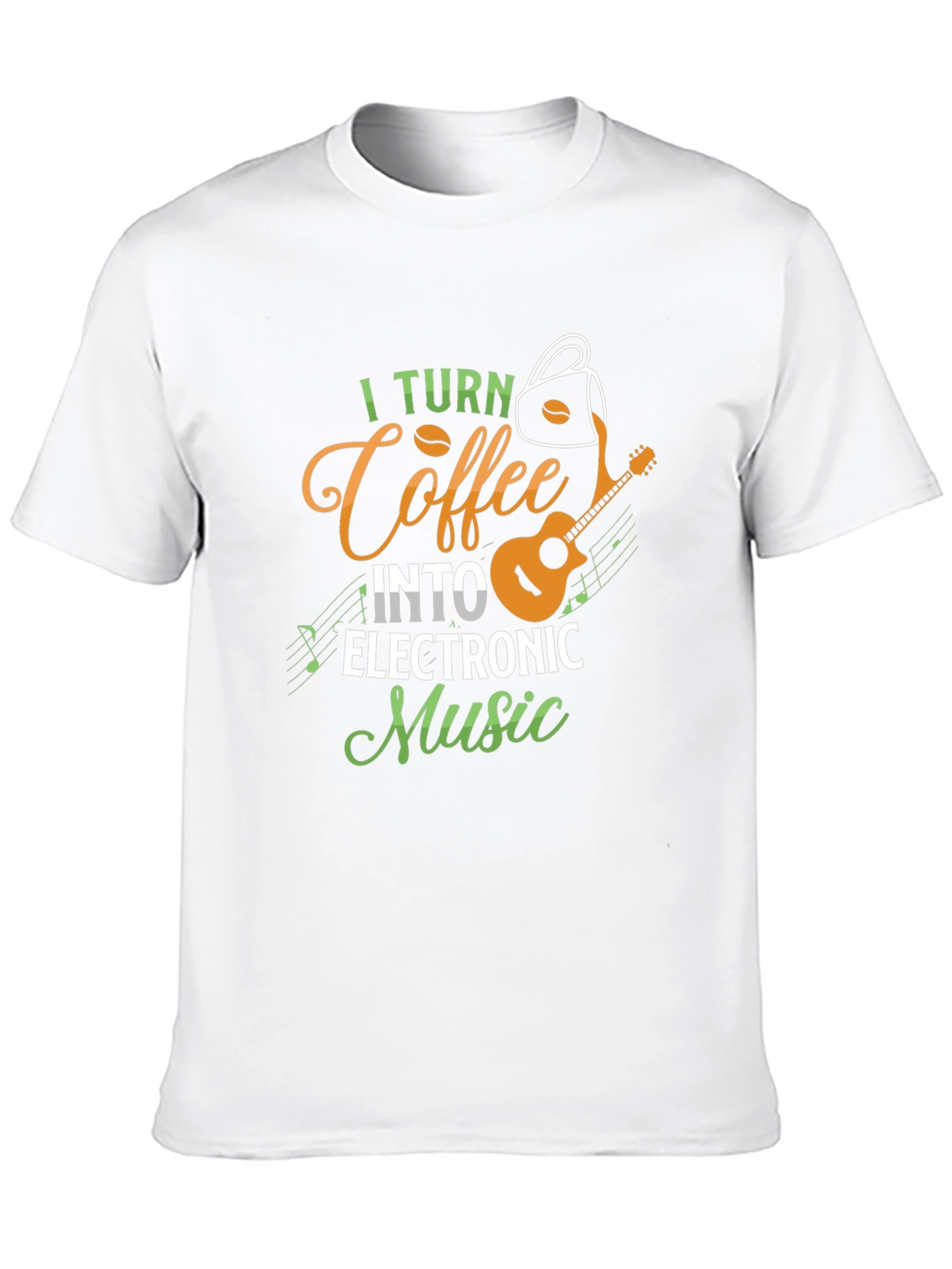 Coffee to Electronic Music T-Shirt