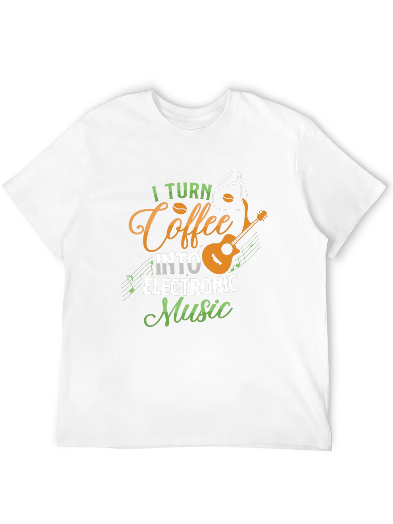 Coffee to Electronic Music T-Shirt