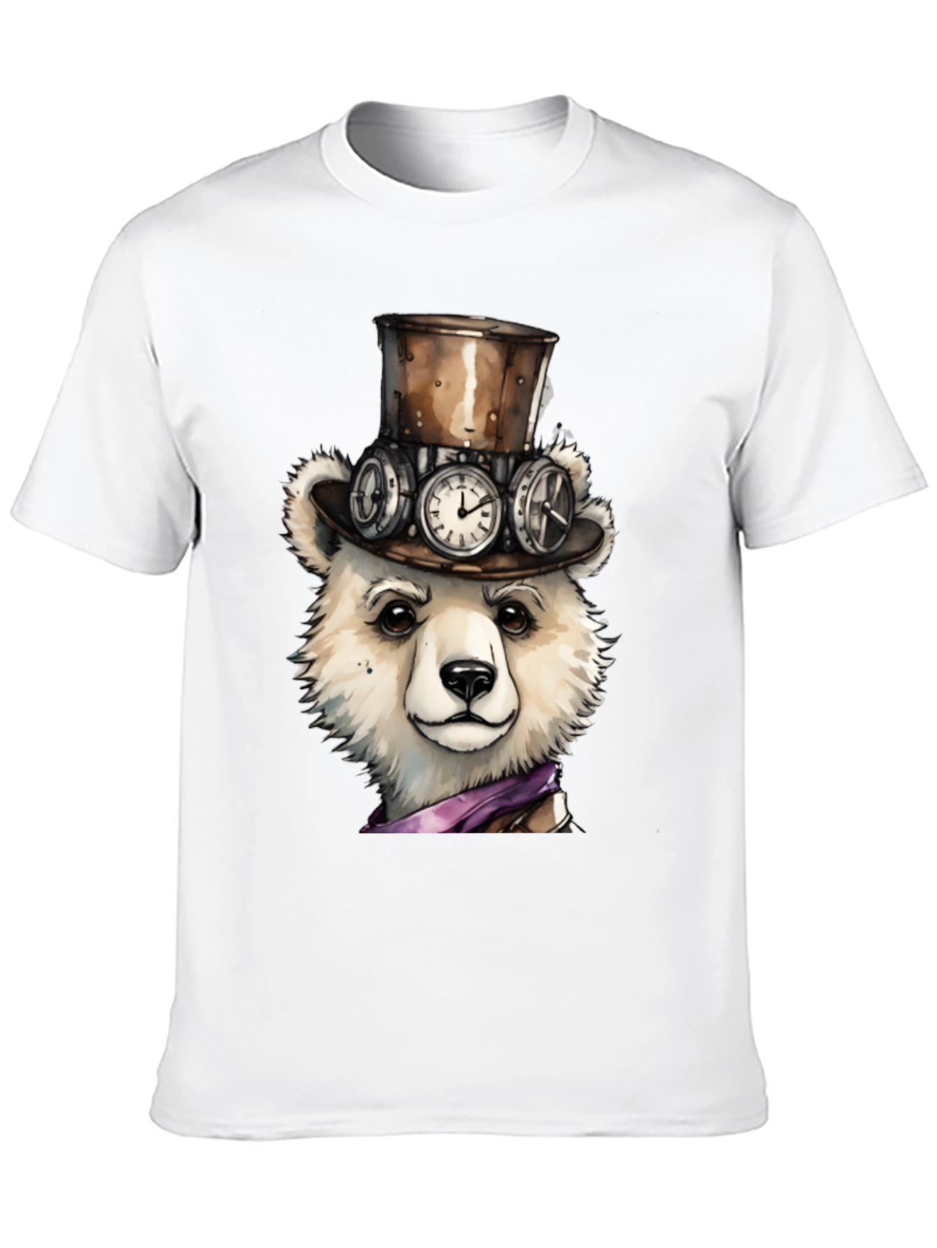 Steampunk Polar Bear Graphic Tee