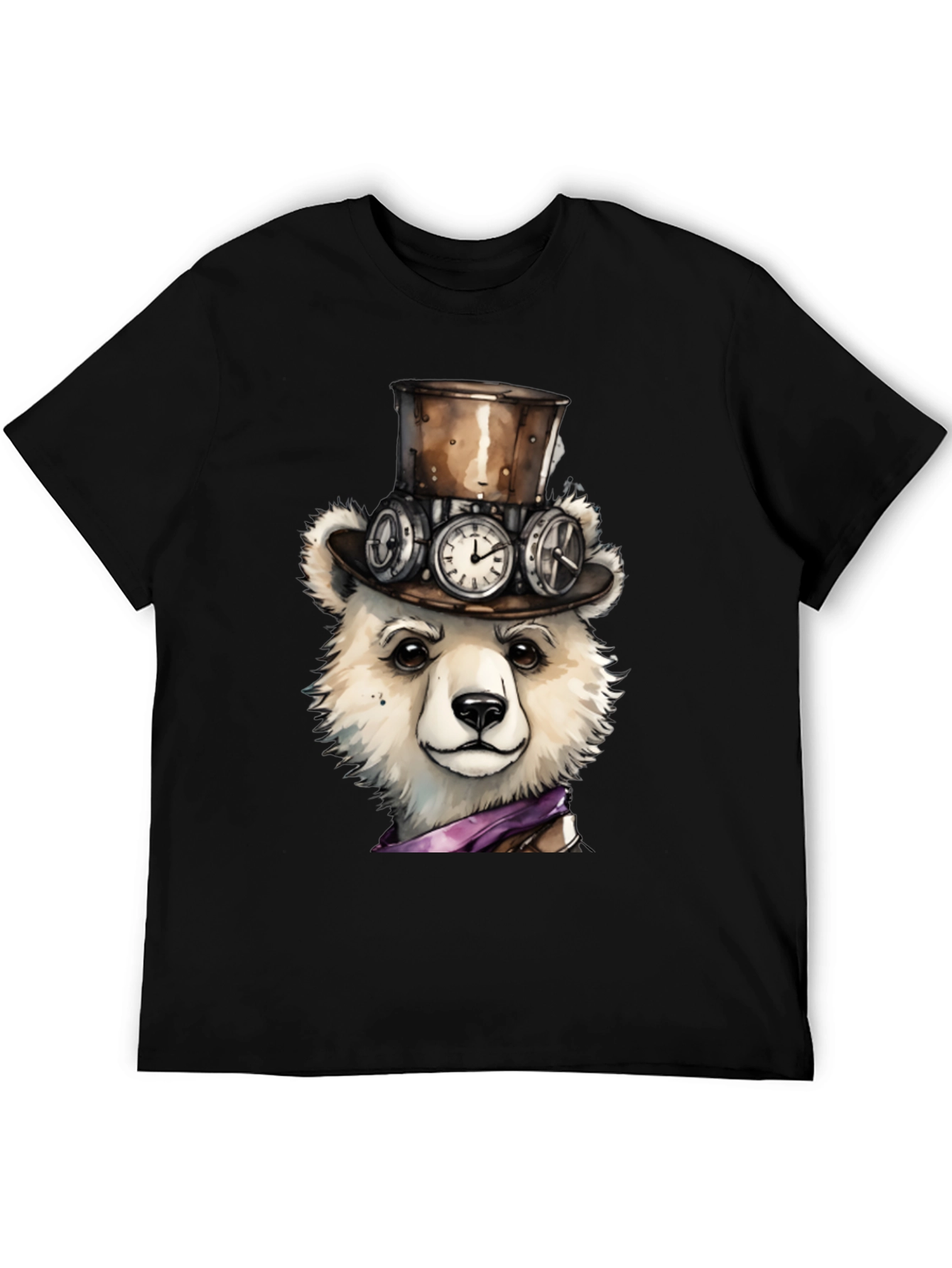 Steampunk Polar Bear Graphic Tee