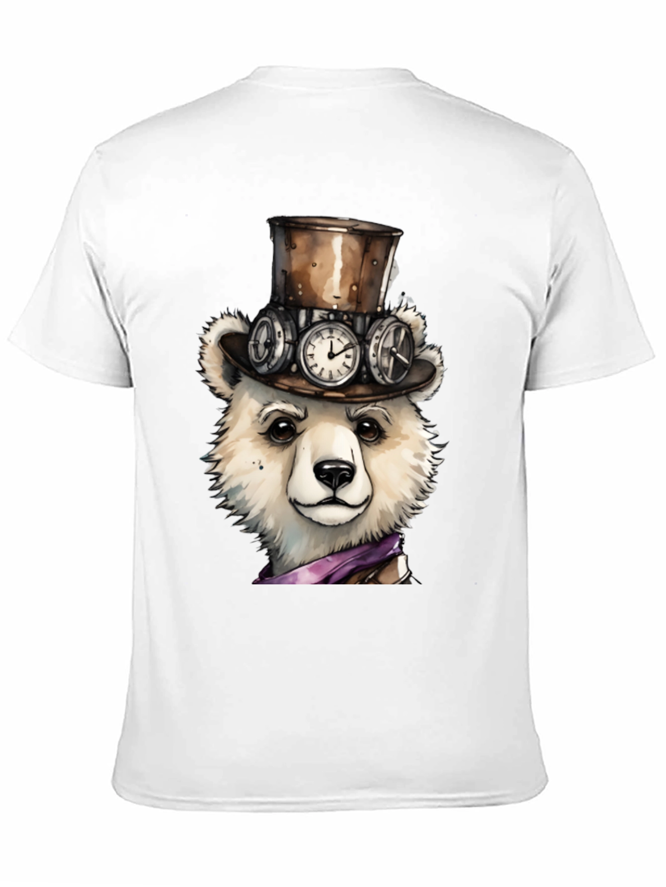 Steampunk Polar Bear Graphic Tee