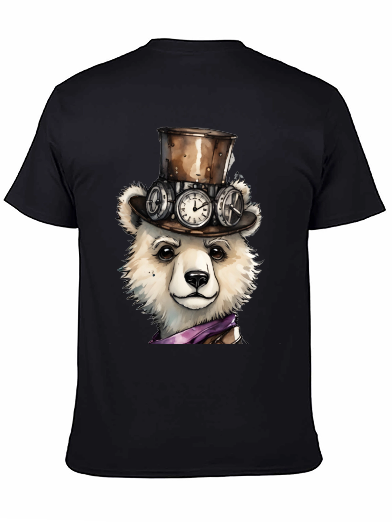 Steampunk Polar Bear Graphic Tee