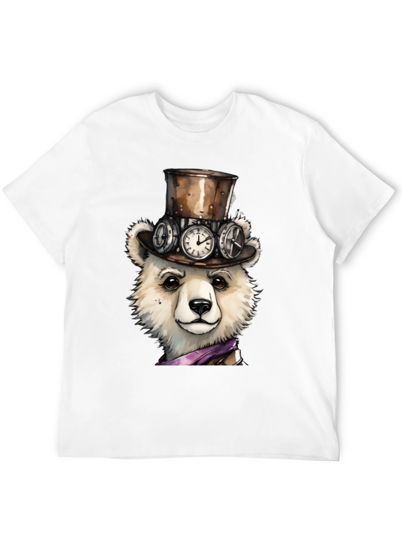 Steampunk Polar Bear Graphic Tee