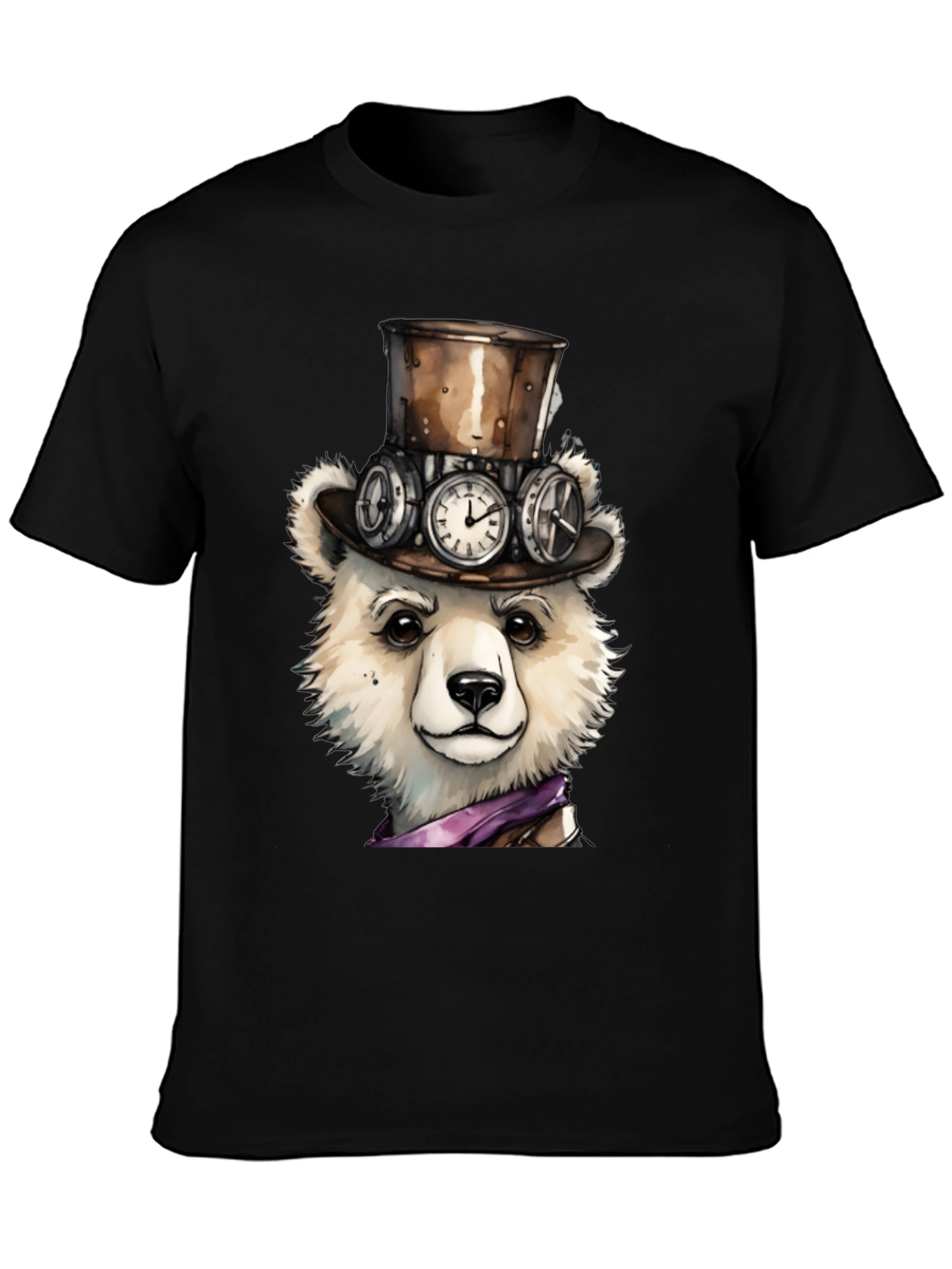 Steampunk Polar Bear Graphic Tee