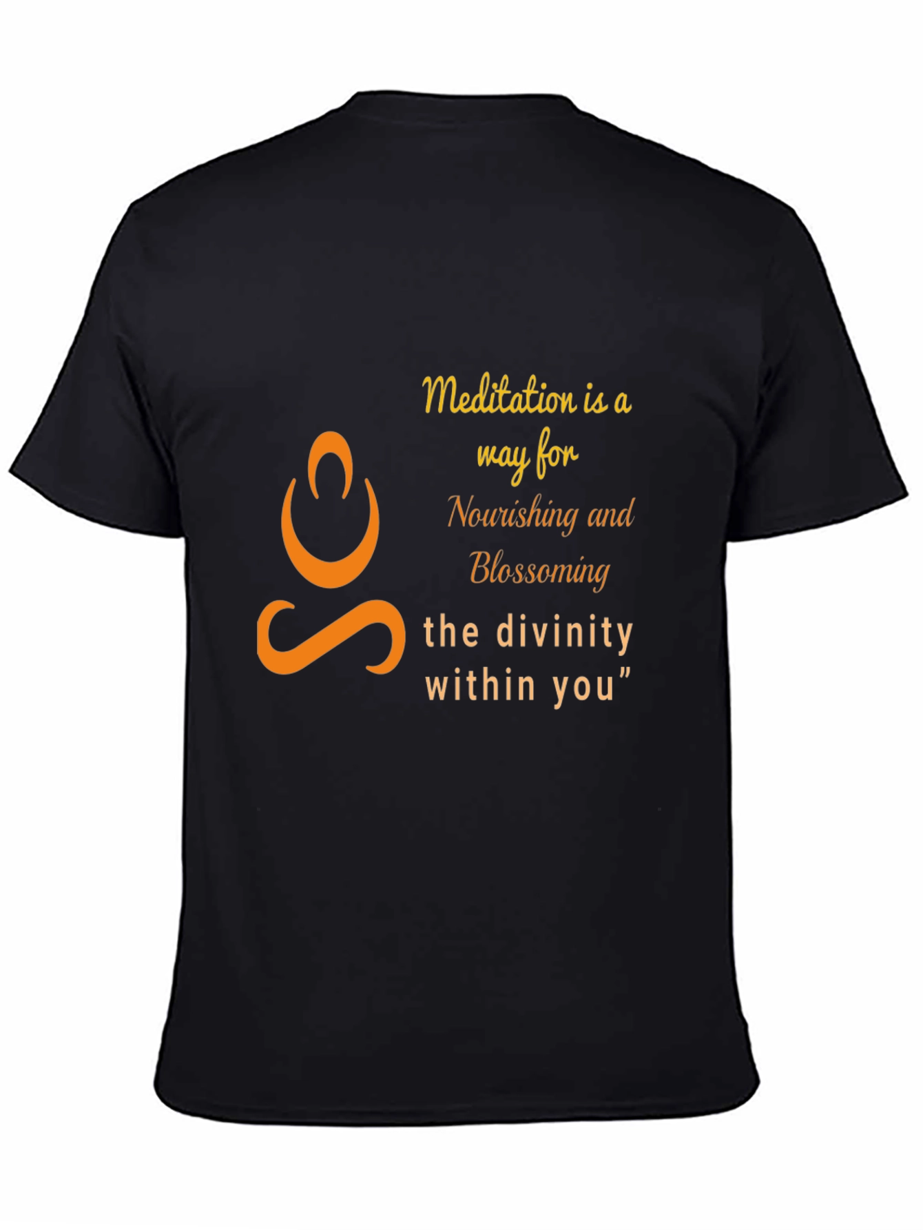 Meditation Divinity T-Shirt - Nourishing Blossoming Graphic Tee