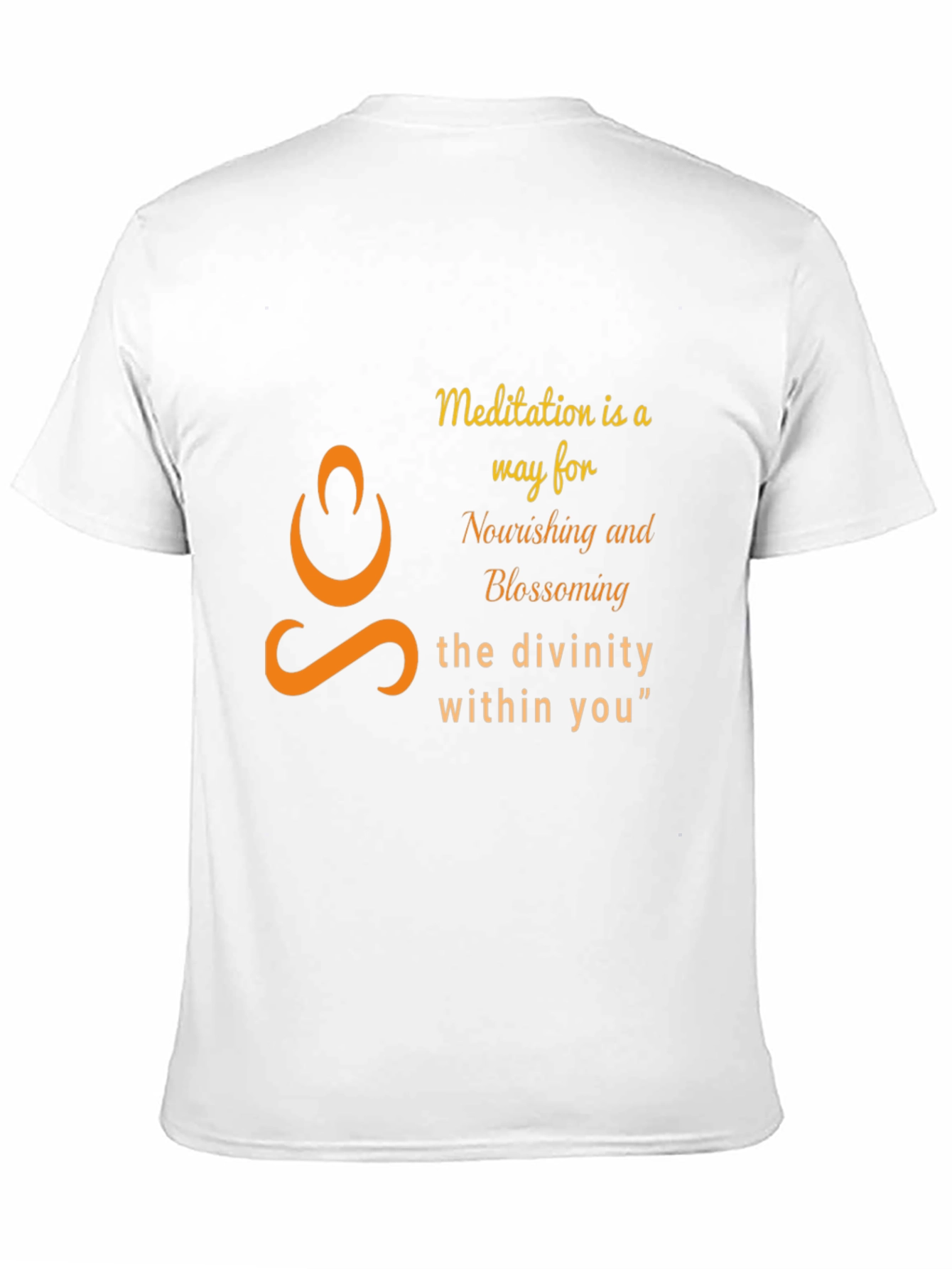 Meditation Divinity T-Shirt - Nourishing Blossoming Graphic Tee