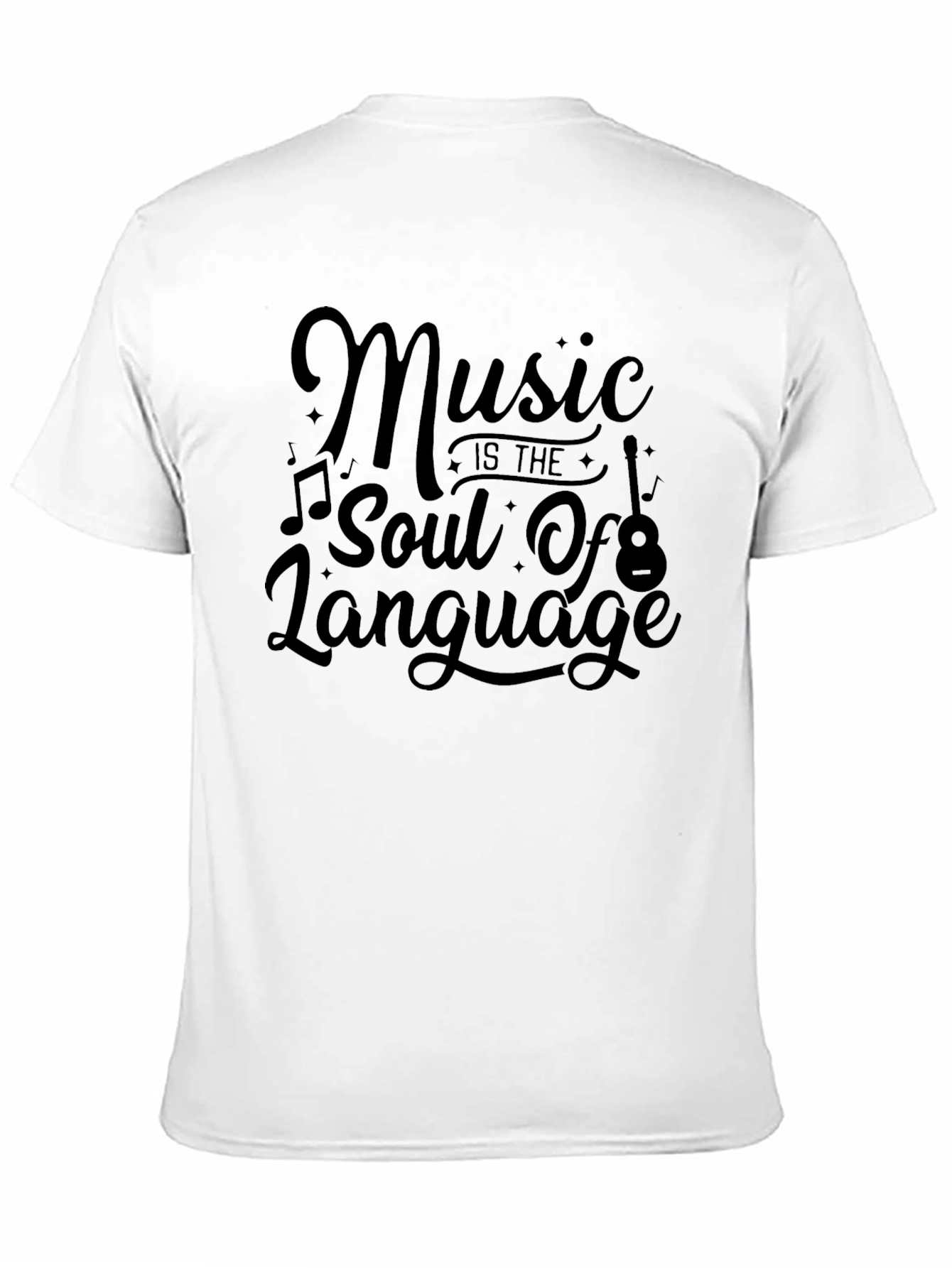 Music is the Soul T-Shirt - Soft Cotton Blend