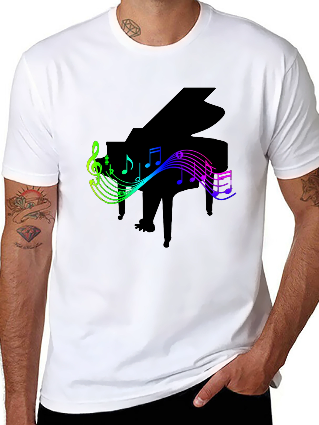Piano Music Notes T-Shirt