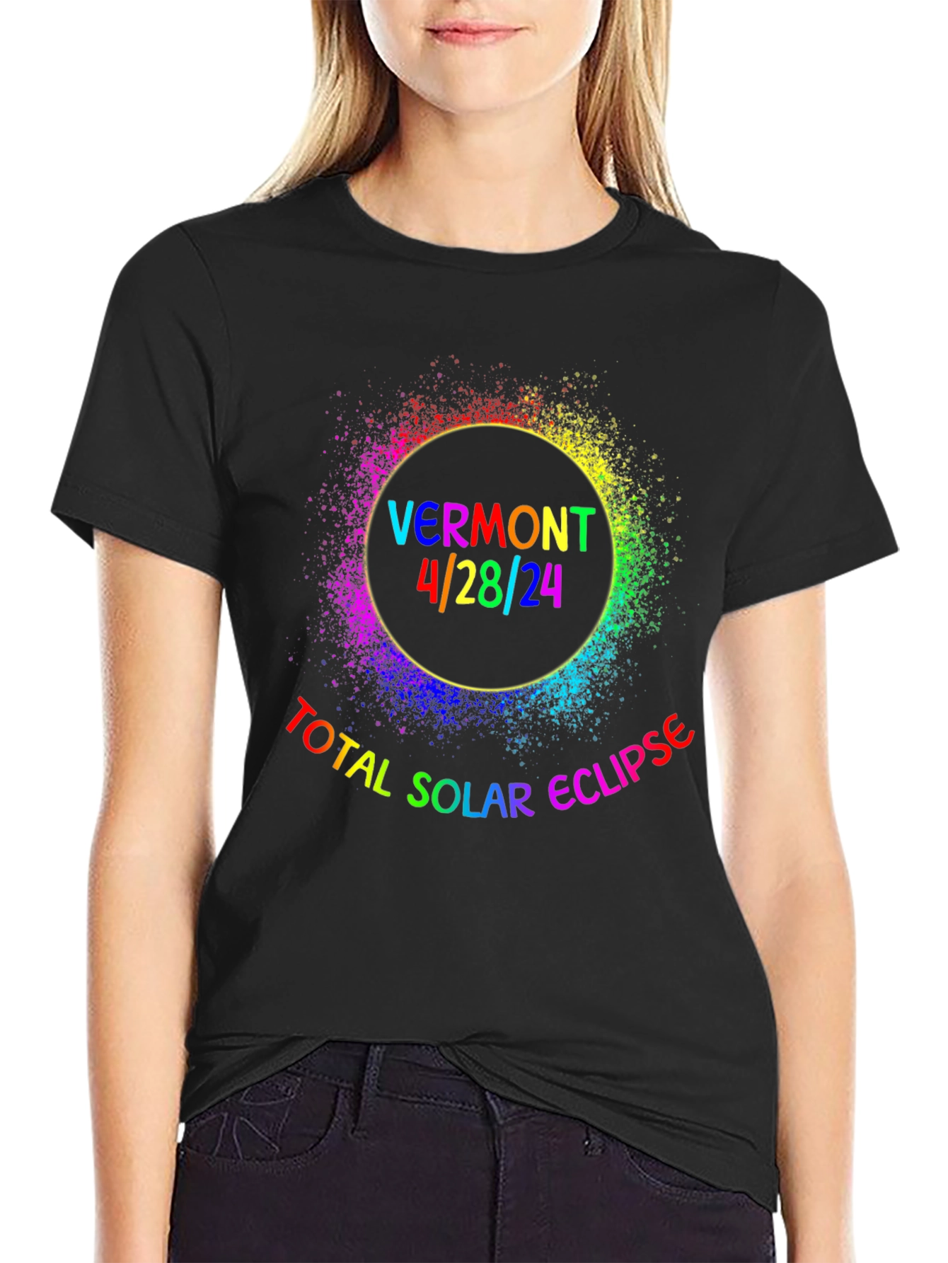 Vermont Solar Eclipse 4/28/24 T-Shirt