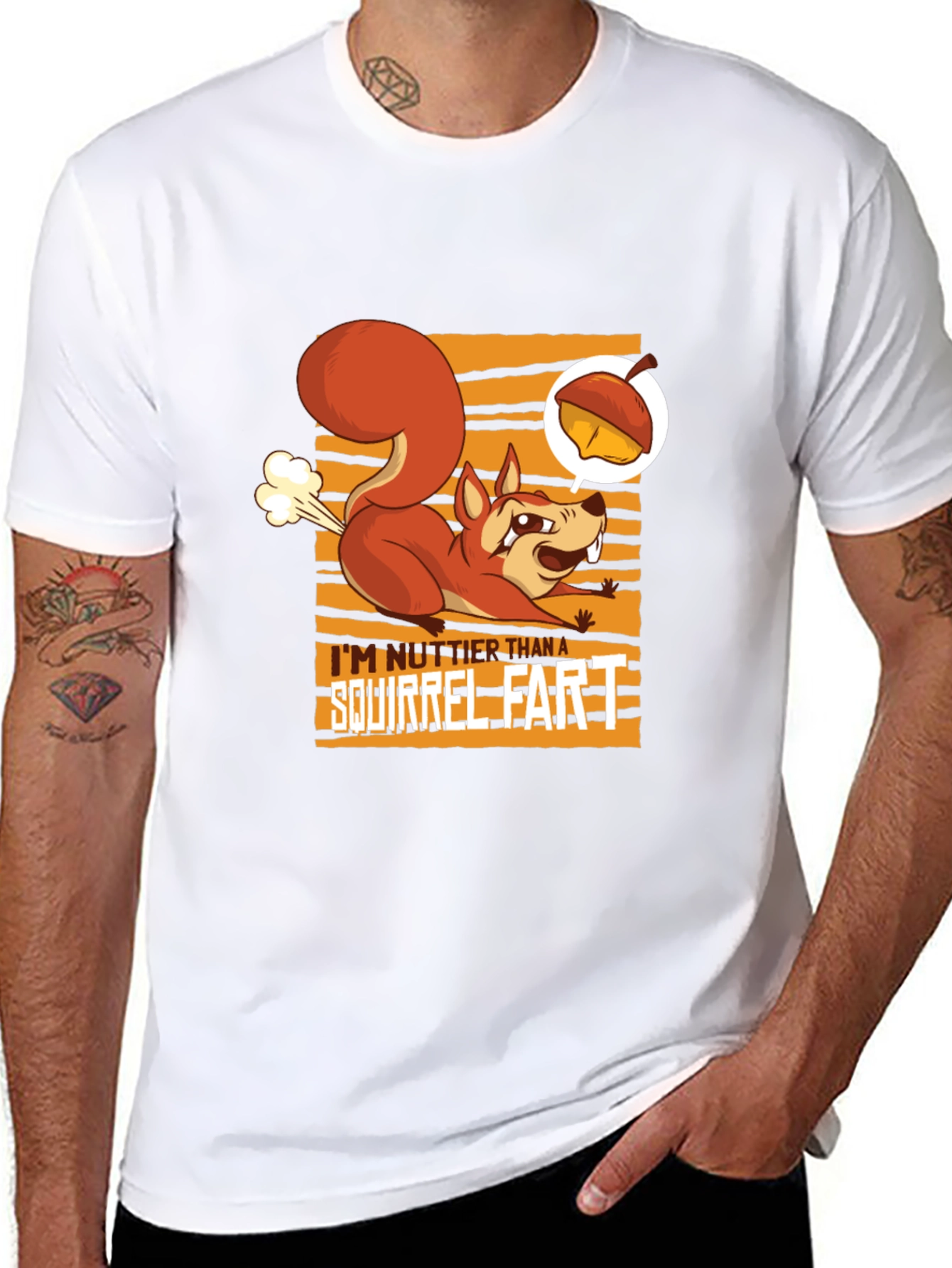 Squirrel Fart T-Shirt - Funny Animal Humor Tee