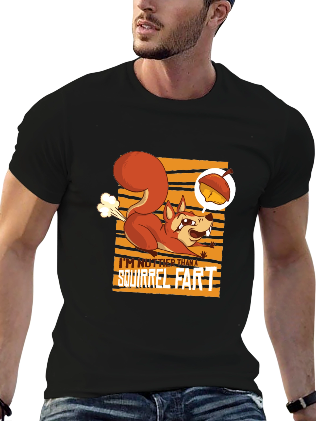 Squirrel Fart T-Shirt - Funny Animal Humor Tee