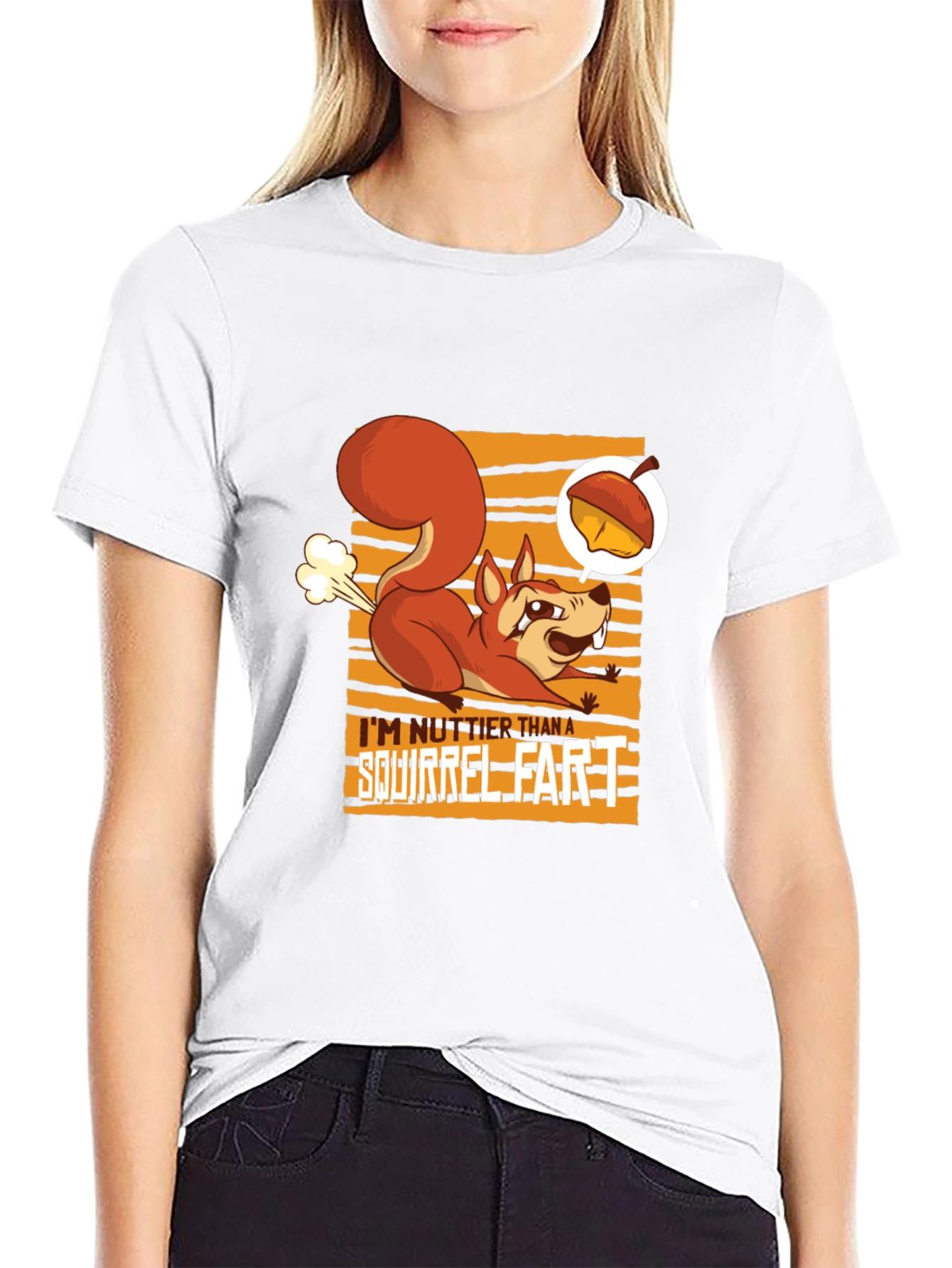Squirrel Fart T-Shirt - Funny Animal Humor Tee