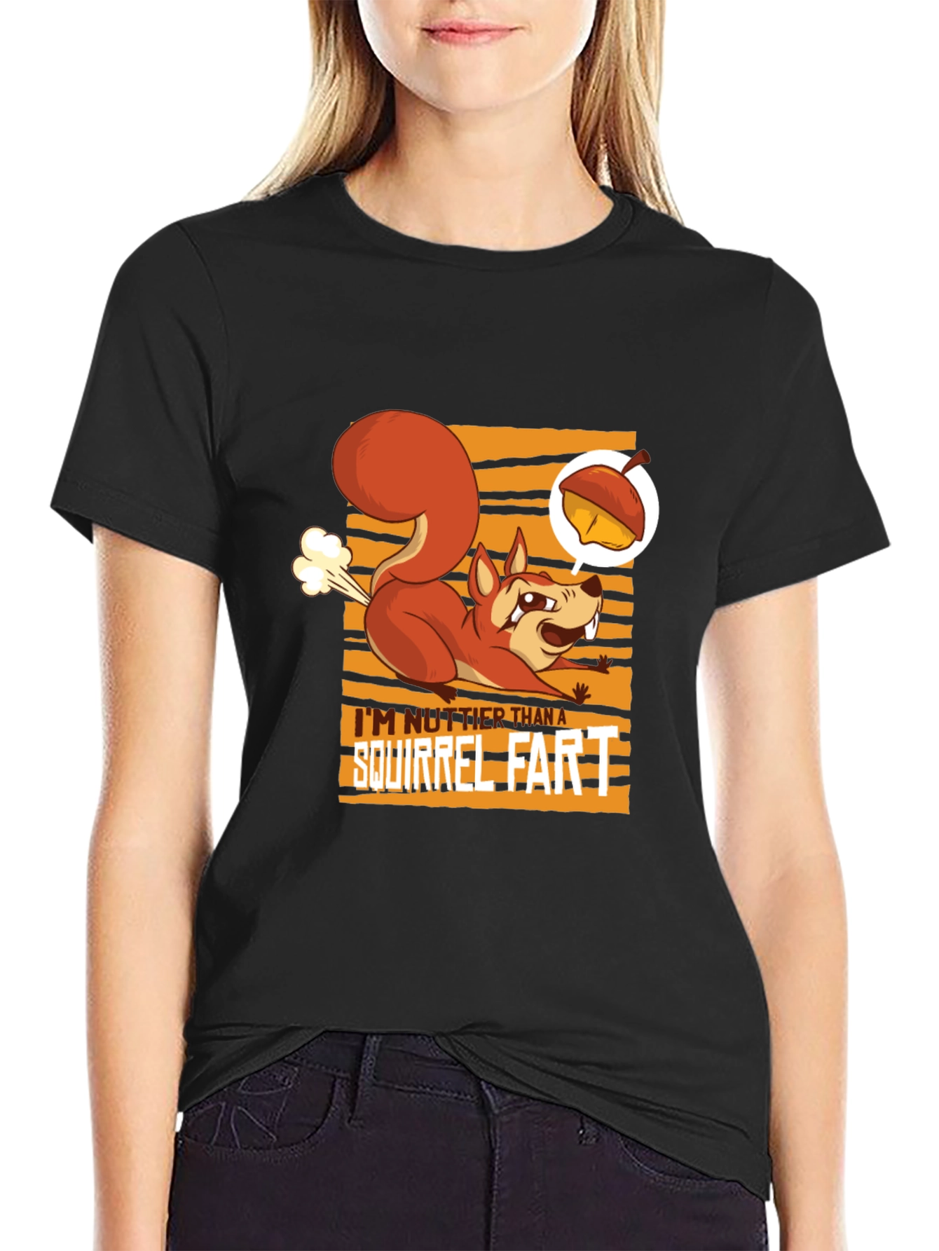 Squirrel Fart T-Shirt - Funny Animal Humor Tee