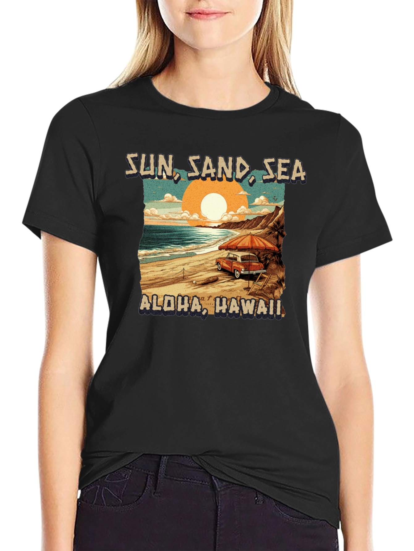 Sun Sand Sea Aloha Hawaii T-Shirt
