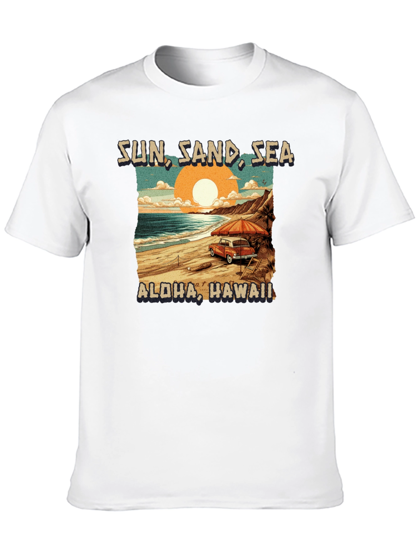 Sun Sand Sea Aloha Hawaii T-Shirt